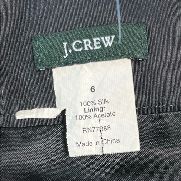 J. Crew | Strapless 100% Silk Dress - Picture 3 of 4